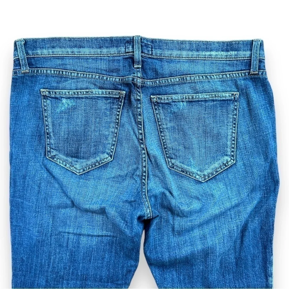 Current Elliot Cropped Straight Jeans With Released Hem in Jodie Destroy | 31